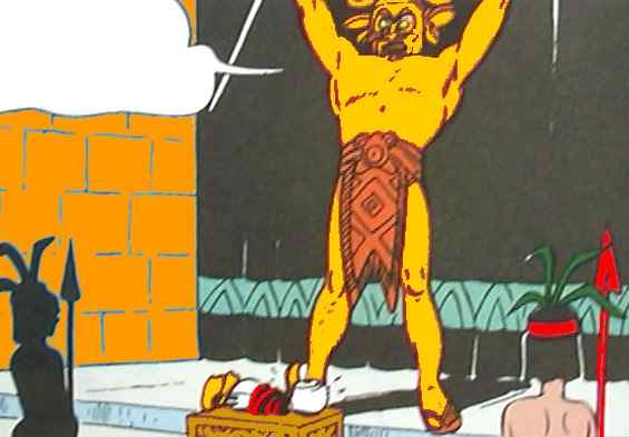 gilded man